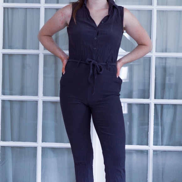 Boden Navy Blue Jumpsuit - Picture 1 of 2